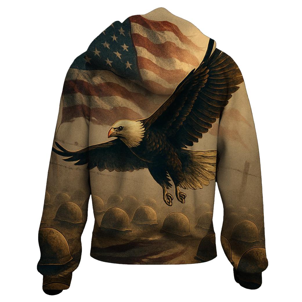 Silent Watch Over Freedom premium hoodies