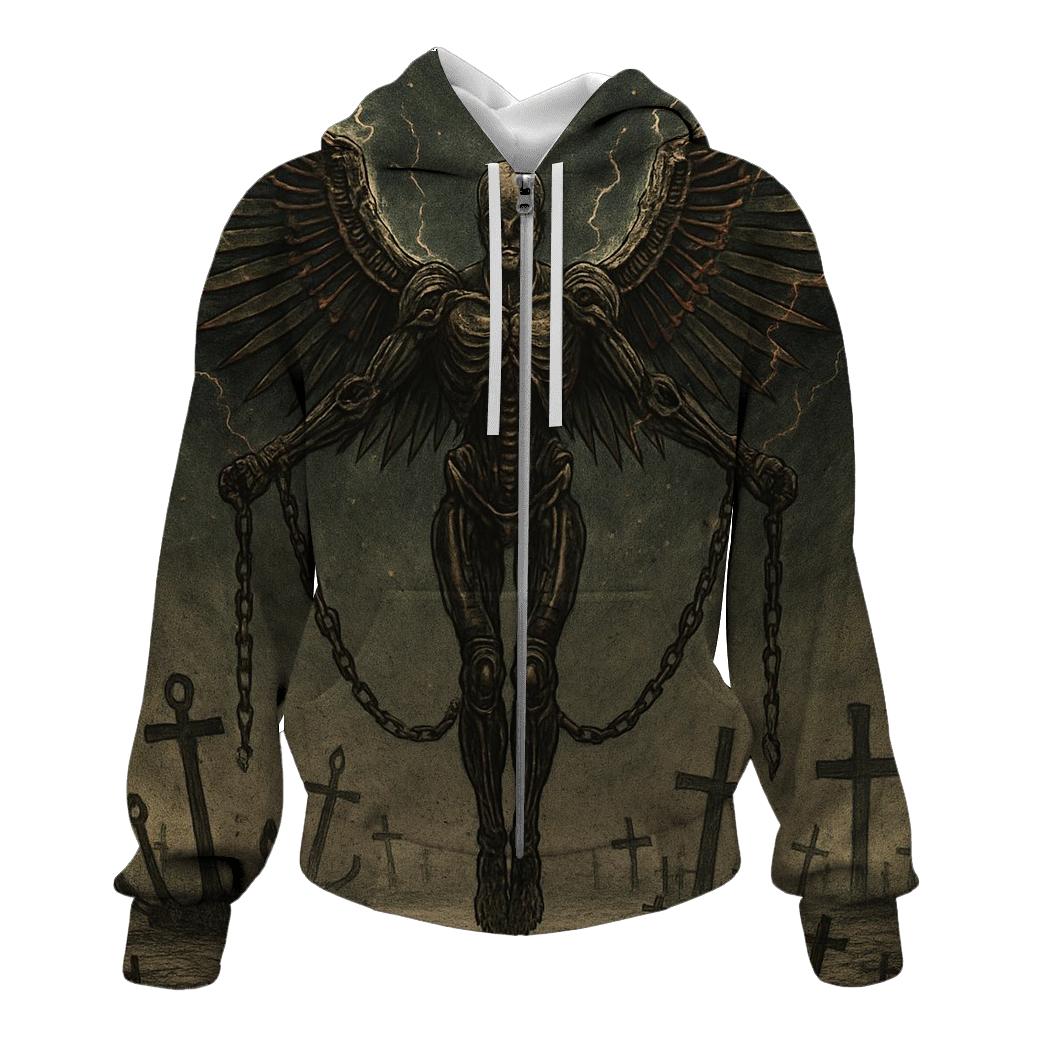 Iron Seraph Of The Salt Grave zip-up hoodies
