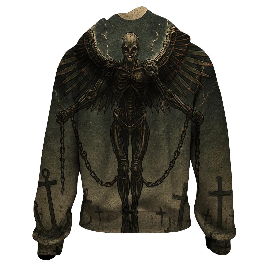 Iron Seraph Of The Salt Grave zip-up hoodies
