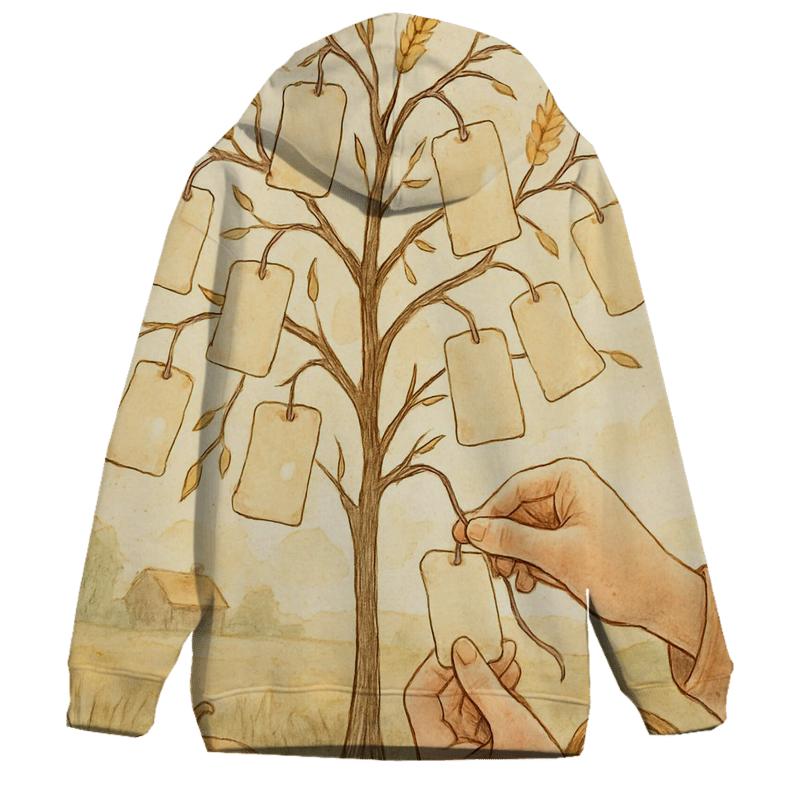 Sunlit Field Of Gratitude Notes Without Text hoodie trends