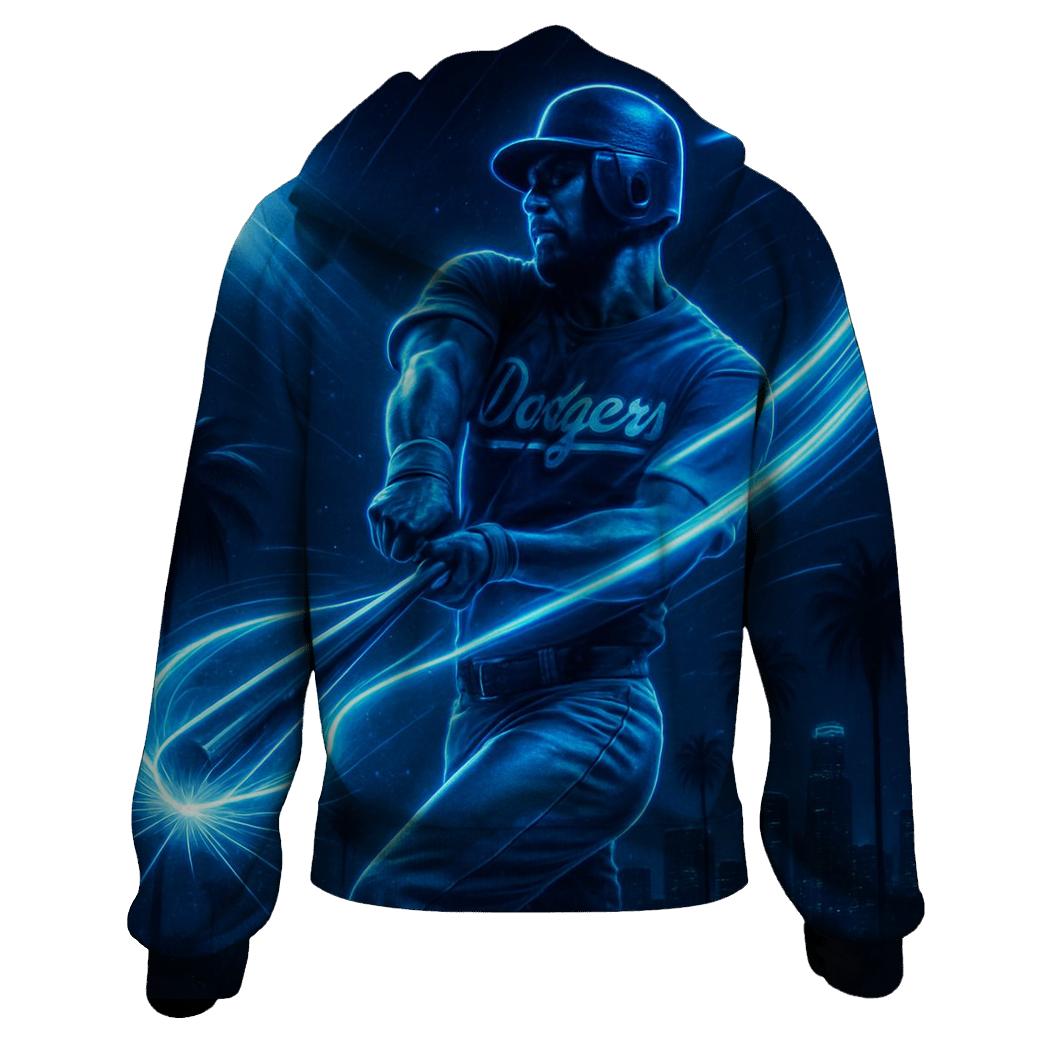 Electric Swing Over The Palm Lined Diamond embroidered hoodies