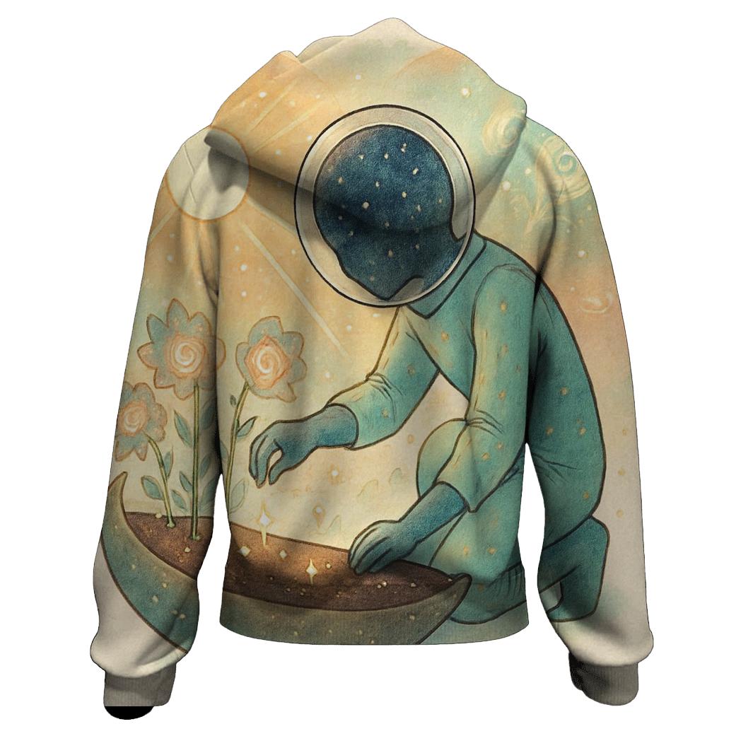 Garden Of Binary Suns zip-up hoodies