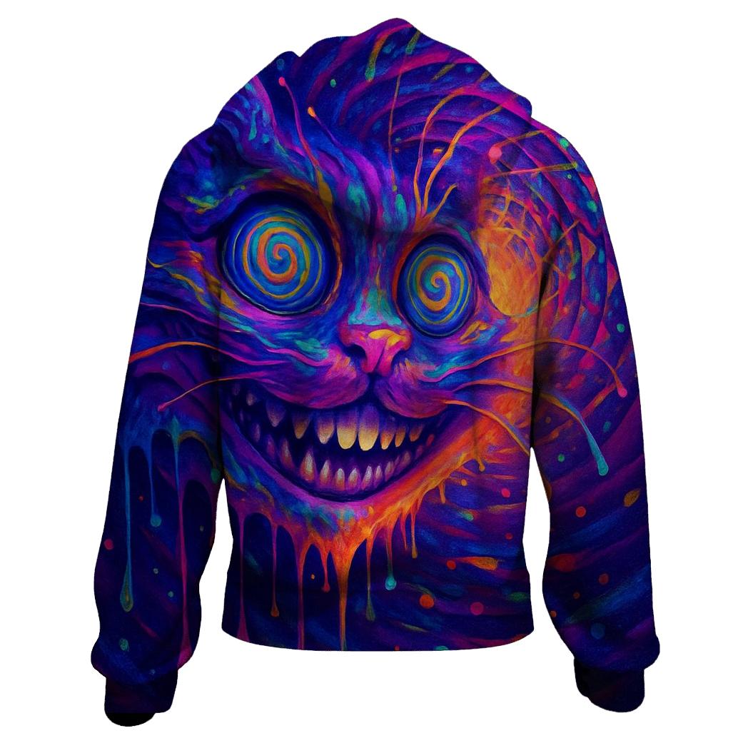 Psychedelic Spiral Cheshire Drift premium hoodies