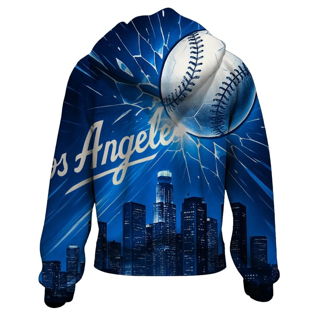 Skyline Impact Baseball Burst hoodie trends