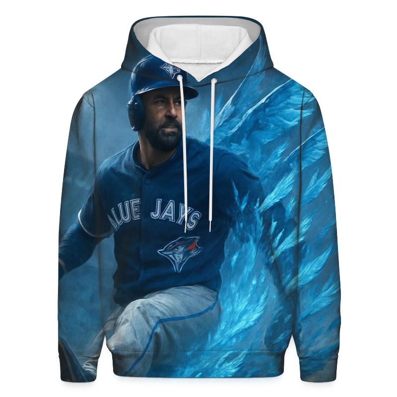 Icy Horizon Sprint With Blue Jays Energy designer hoodies