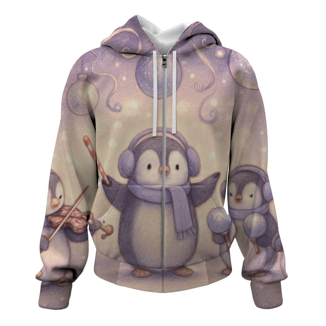 Penguin Orchestra Under Hanging Ornaments hoodie styles