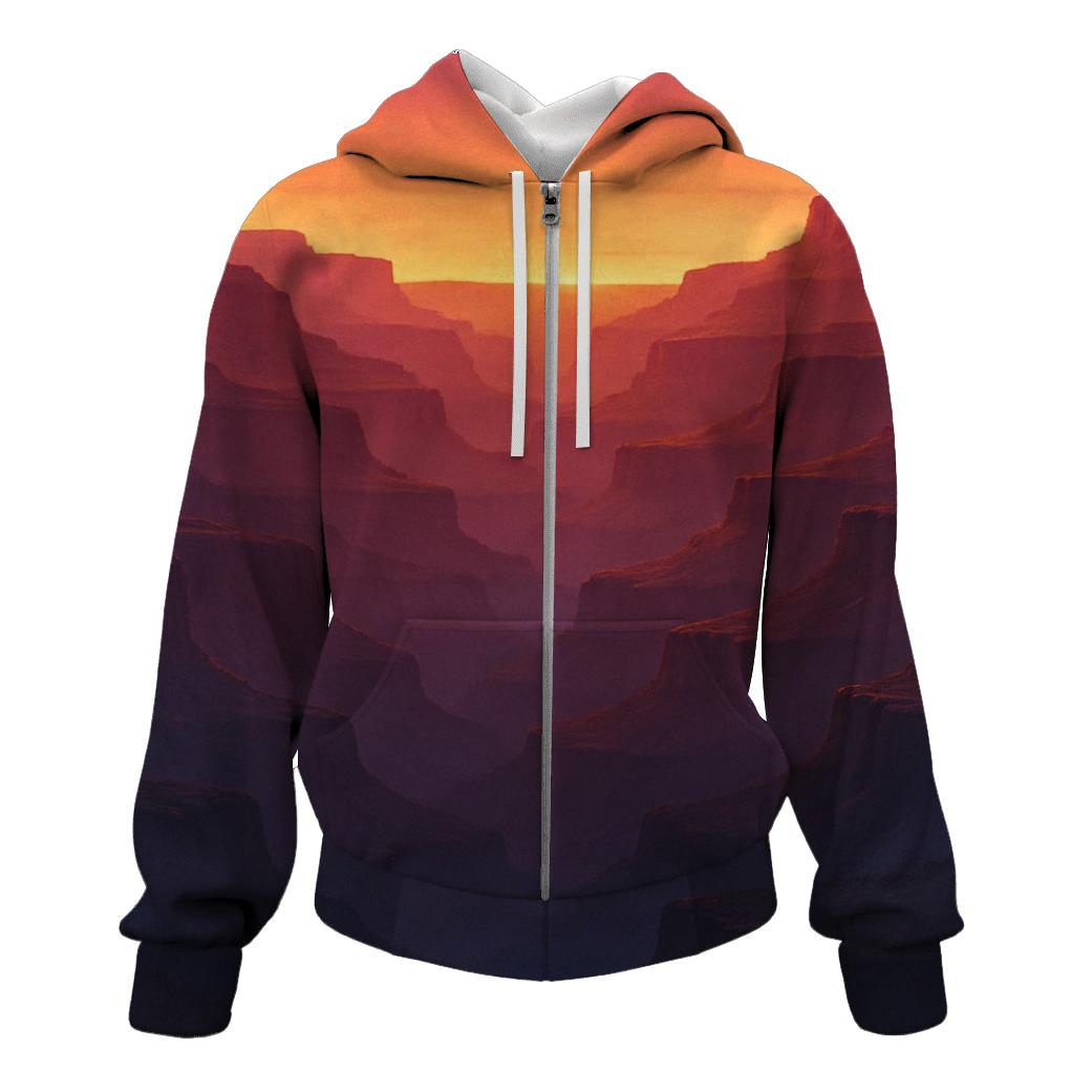 Canyon Shadow Symphony premium hoodies