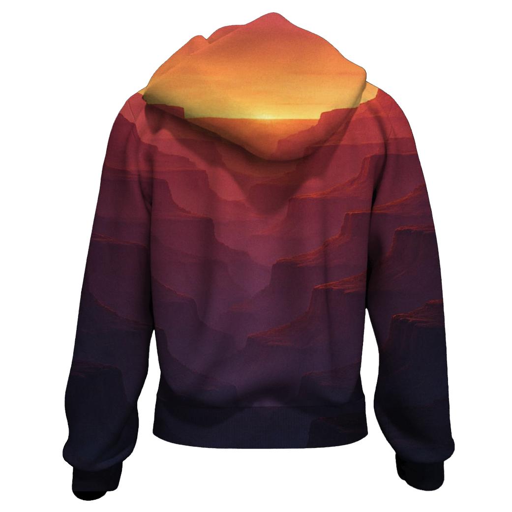 Canyon Shadow Symphony premium hoodies