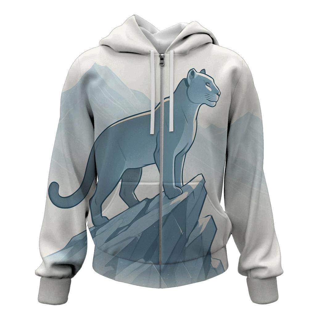 Snow Quartz Mountain Cat Sentinel hoodie designs