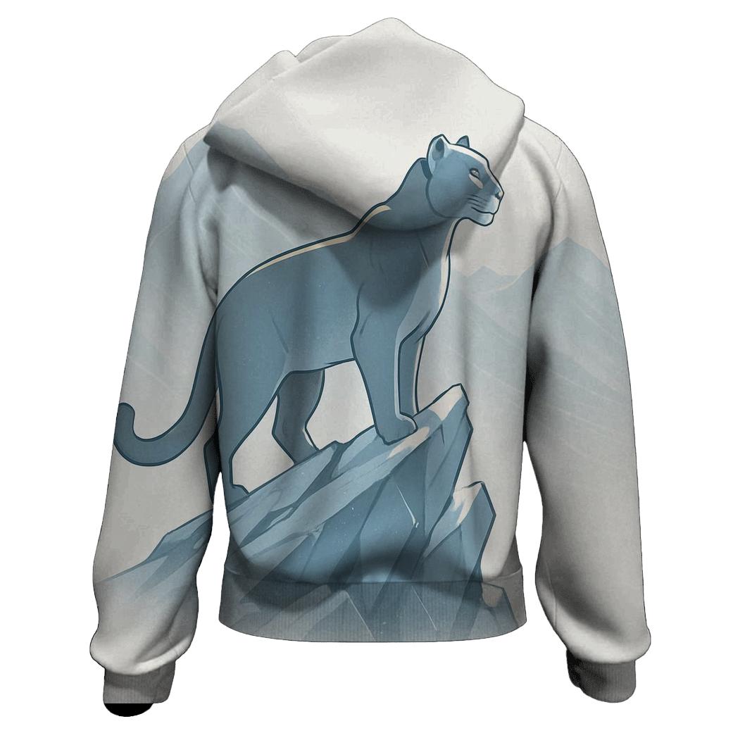 Snow Quartz Mountain Cat Sentinel hoodie designs