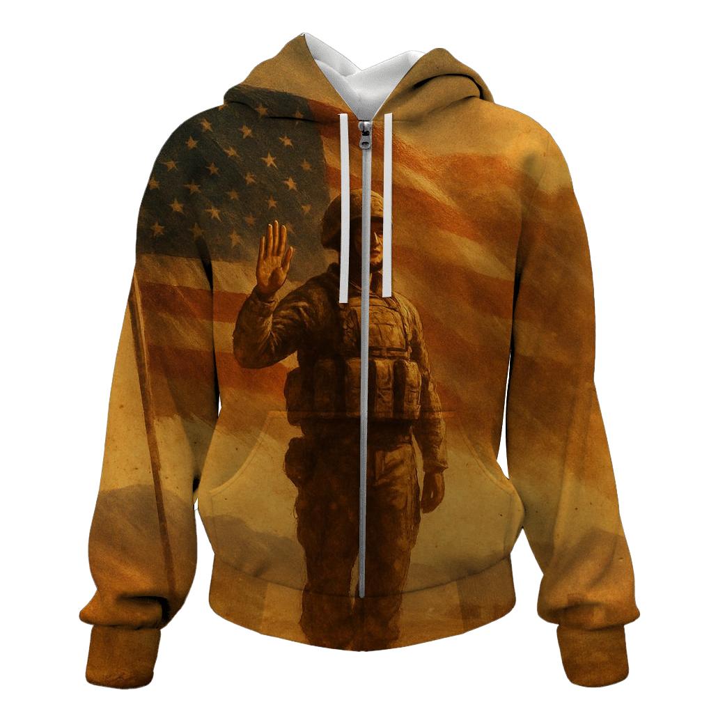 Desert Oath In Rising Dust printed hoodies