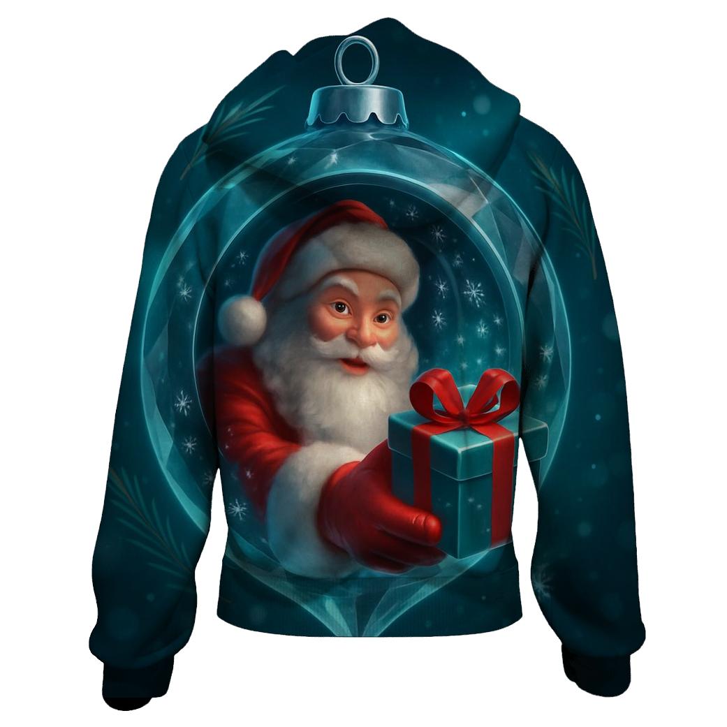 Crystal Ornament Portal Santa hoodie designs