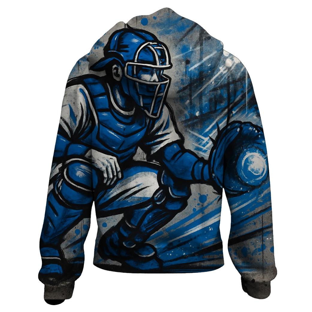 Graffiti Diamond Night Rush zip-up hoodies