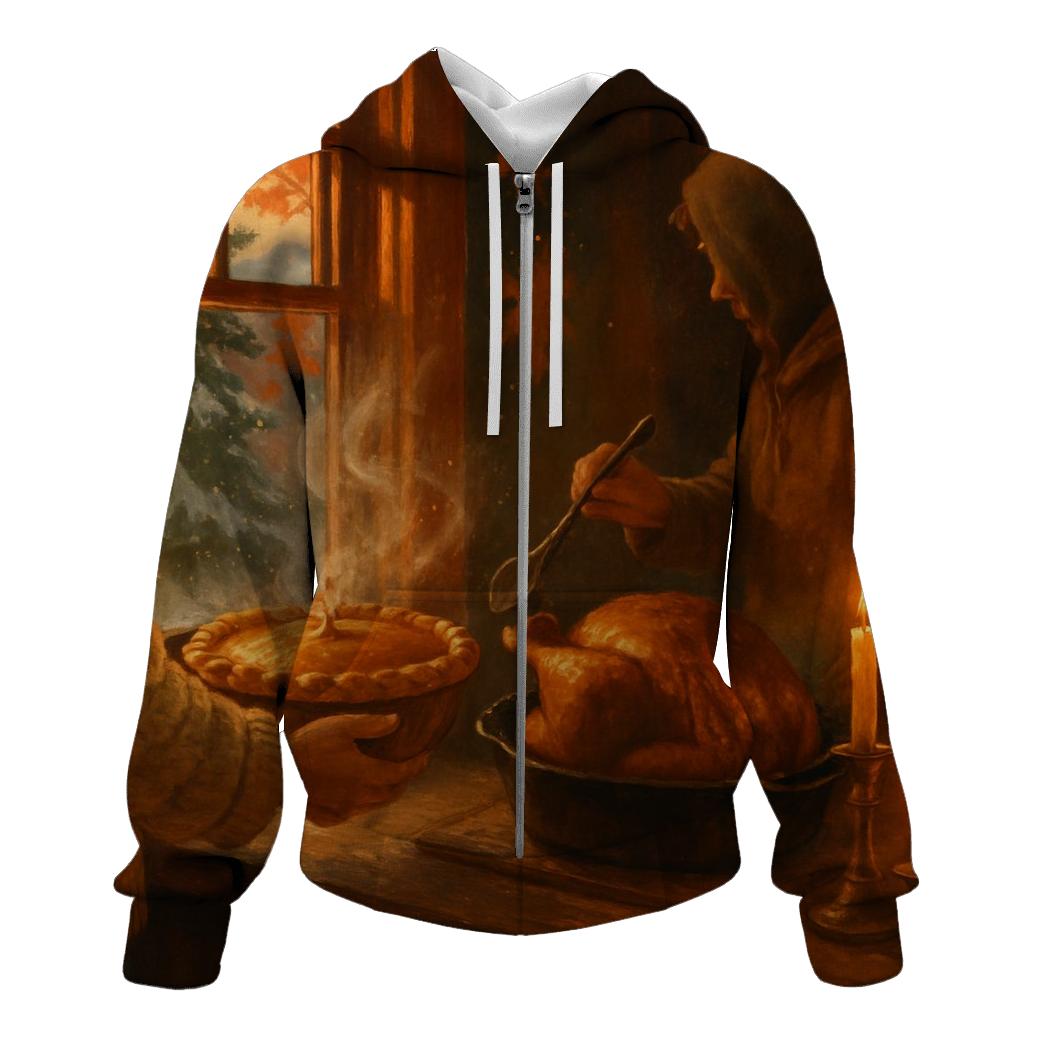 Cozy Cabin Feast Prep Night hoodie designs