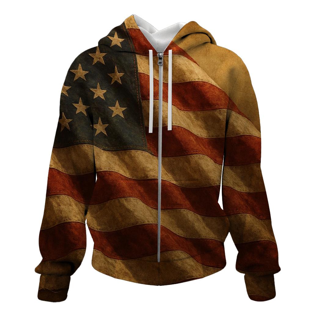 Vintage Battleworn Banner hoodie designs