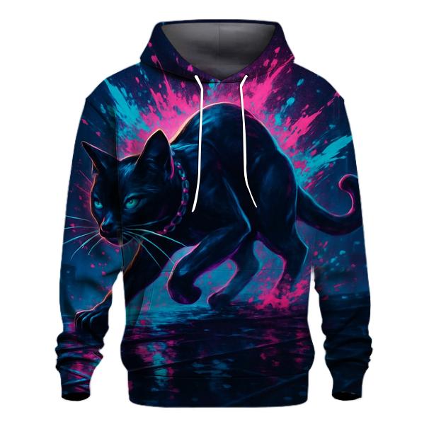 Prism Prowler Alley Cat embroidered hoodies