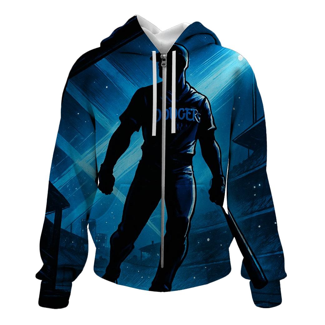 Moonlit Dugout Hero Frame premium hoodies