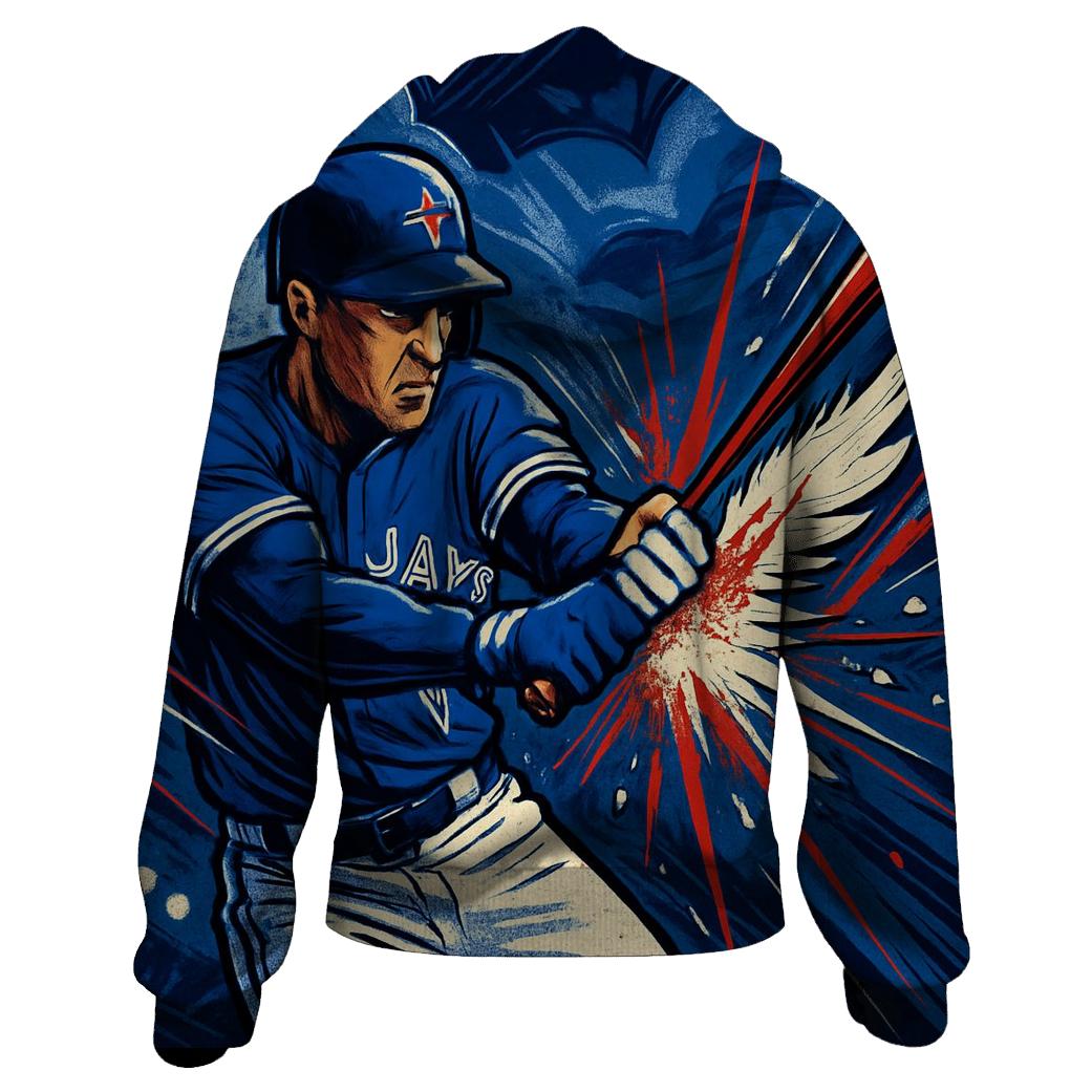 Sky Breaker Blue Jays Slugger designer hoodies