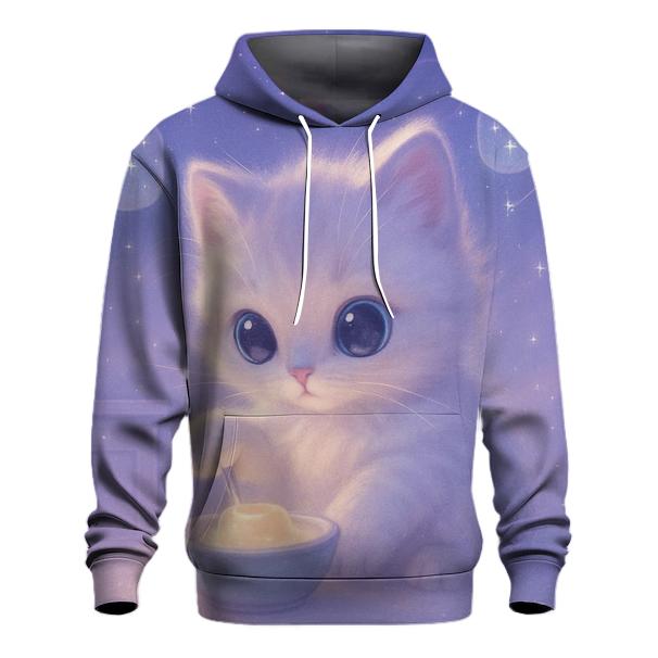 Moonlit Pudding Kitten custom hoodies