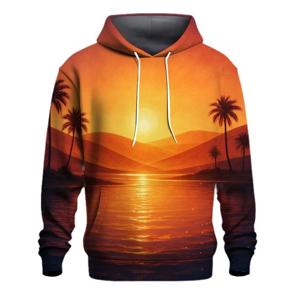 Mirage Lagoon Sundown zip-up hoodies