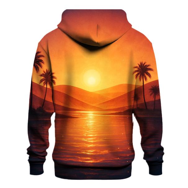 Mirage Lagoon Sundown zip-up hoodies