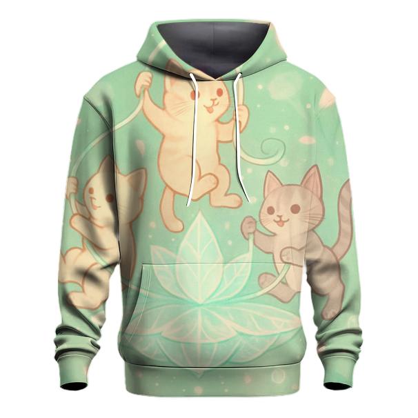 Crystal Garden Cat Carousel heavyweight hoodies