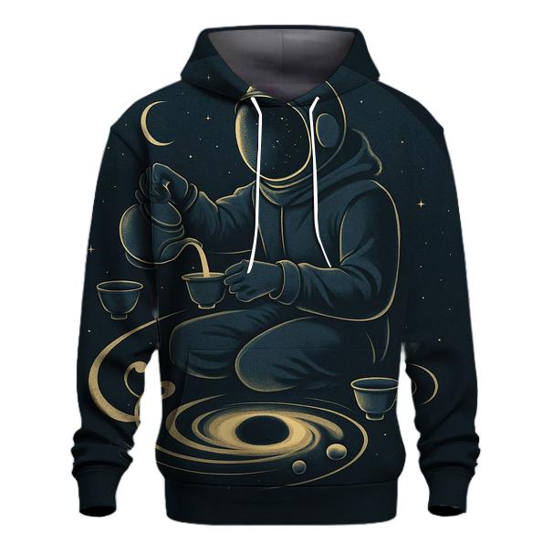 Black Hole Tea Ceremony embroidered hoodies