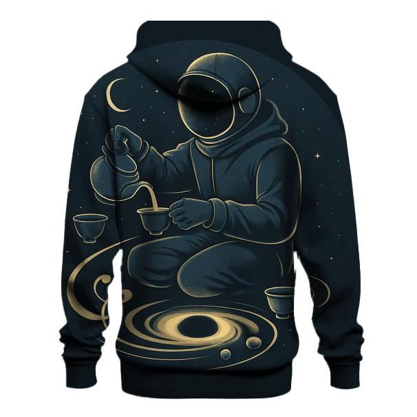 Black Hole Tea Ceremony embroidered hoodies