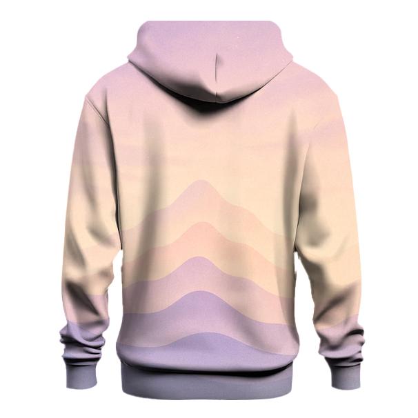 Pastel Mist Mountain Lullaby pullover hoodies