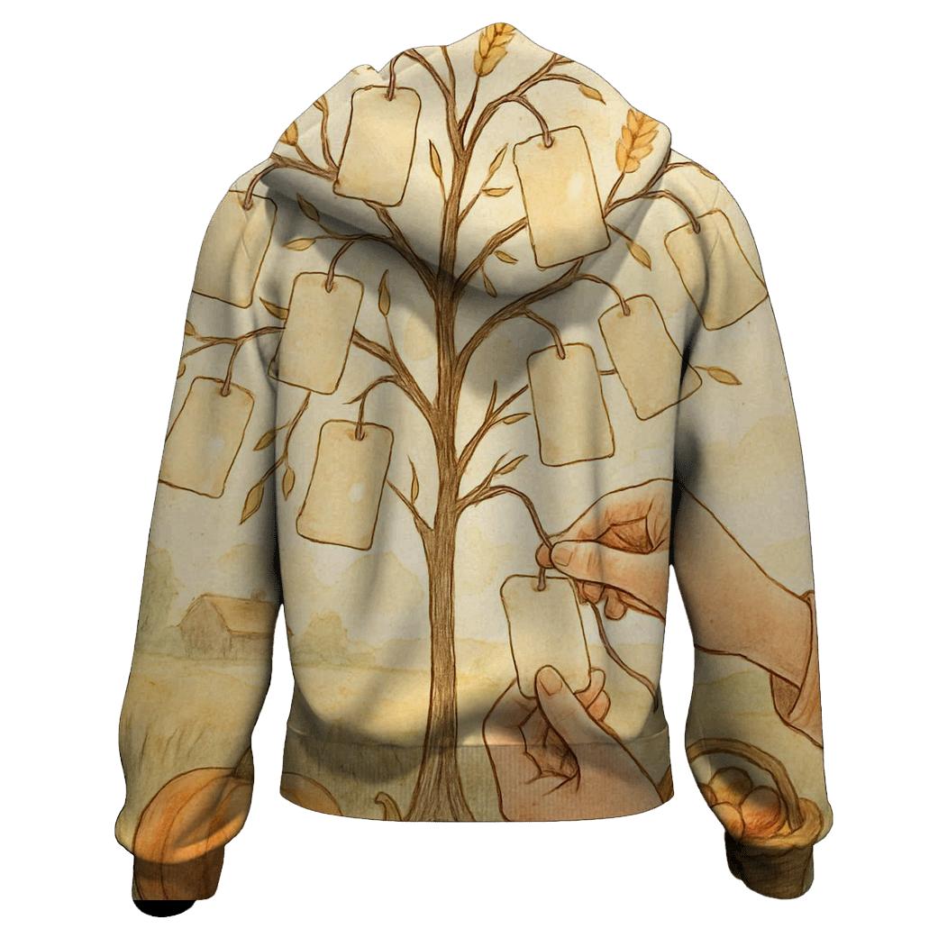 Sunlit Field Of Gratitude Notes Without Text hoodies fashion