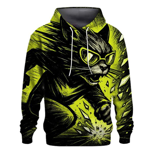 Shattered Glass Street Racer Cat hoodie styles