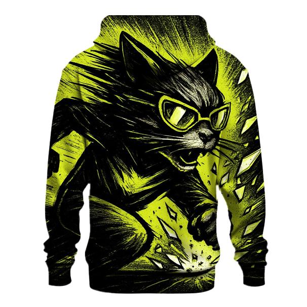 Shattered Glass Street Racer Cat hoodie styles