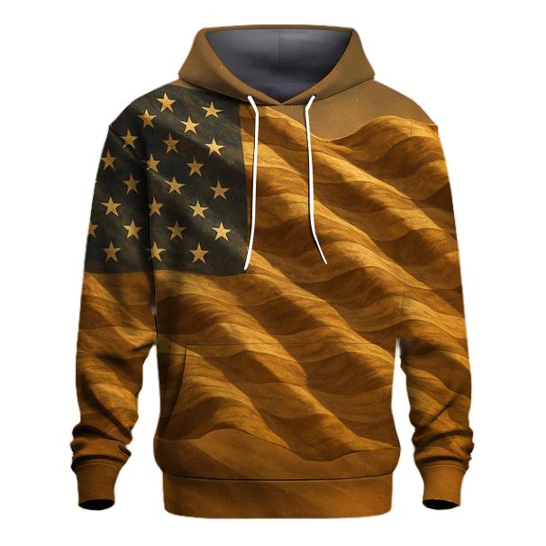 Desert Camo Flag Wave premium hoodies