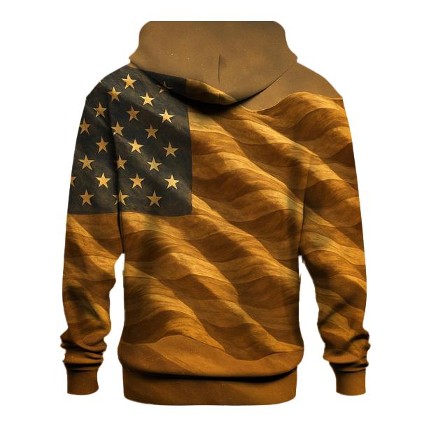 Desert Camo Flag Wave premium hoodies