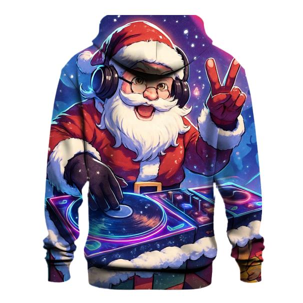 Santa DJ Blizzard Drop custom hoodies