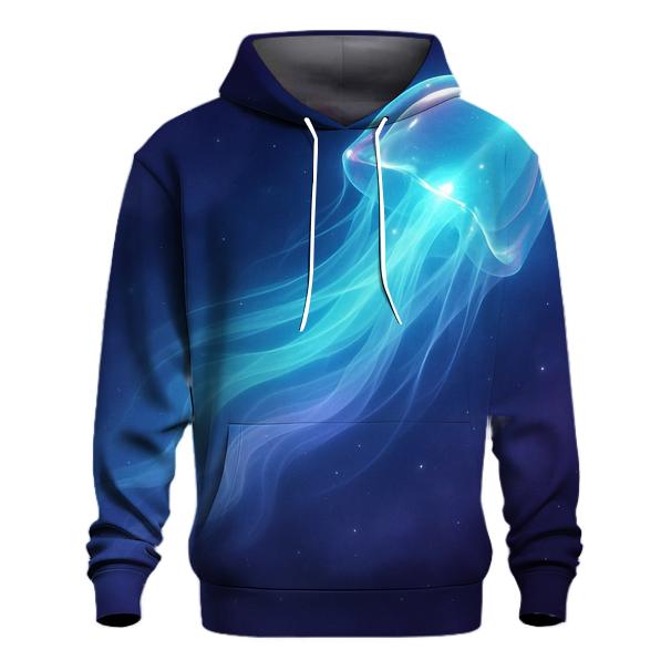 Iridescent Jelly Comet Drift printed hoodies
