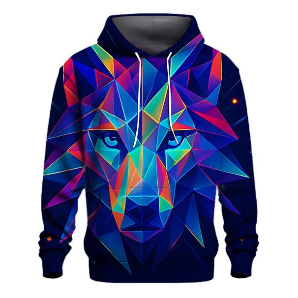 Prism Mirage Wolf Mask hoodies fashion