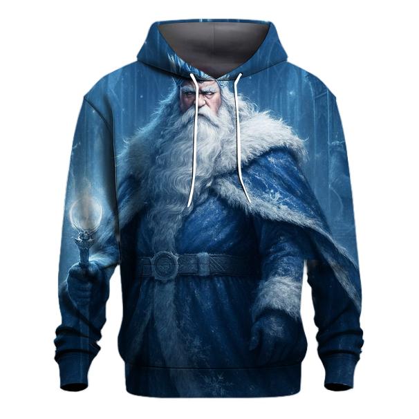 Frost Crown Santa Emperor zip-up hoodies