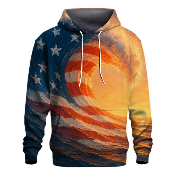Ocean Crest Flag Breaker printed hoodies