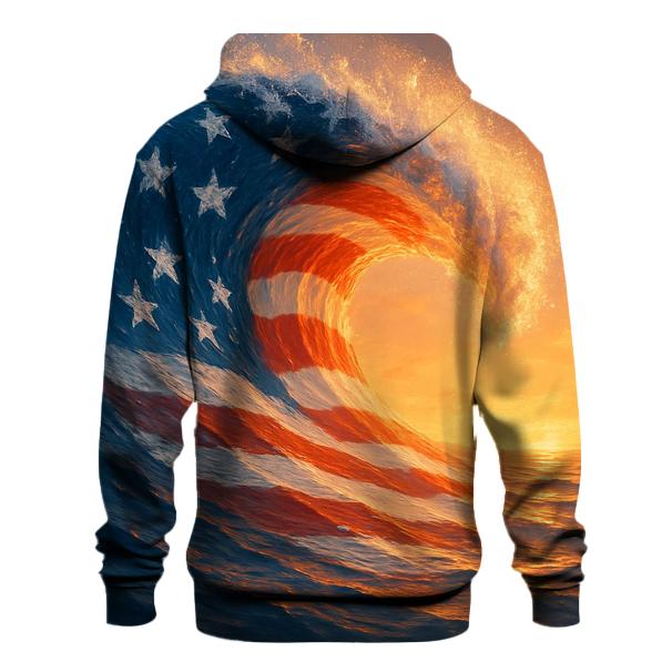 Ocean Crest Flag Breaker printed hoodies