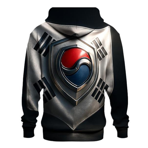 Metal Crest South Korea zip-up hoodies