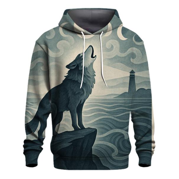 Sea Fog Moon Wolf hoodie styles