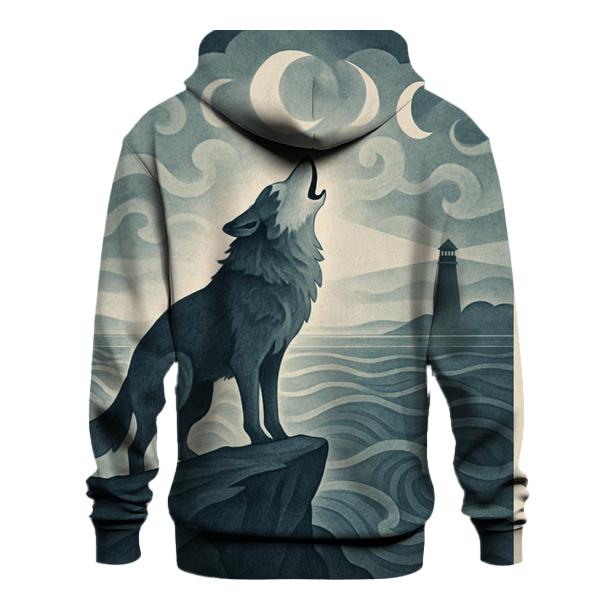 Sea Fog Moon Wolf hoodie styles