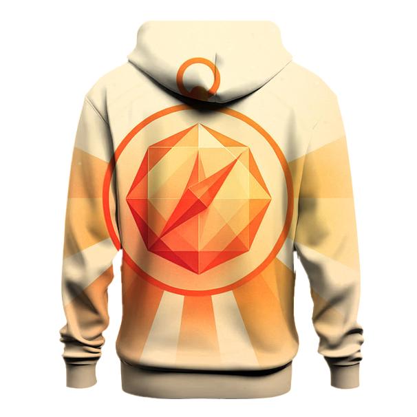 Golden Hour Prism Compass hoodie trends