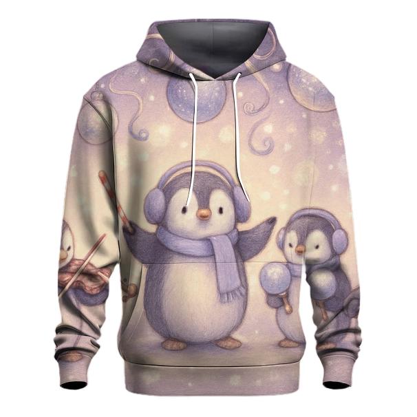 Penguin Orchestra Under Hanging Ornaments designer hoodies