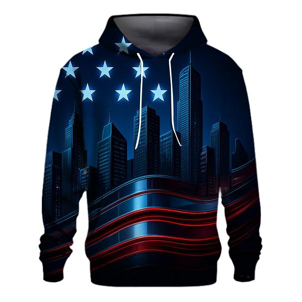 Chrome Skyline Flag Fusion hoodie designs