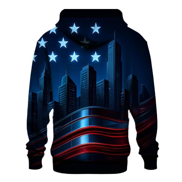 Chrome Skyline Flag Fusion hoodie designs