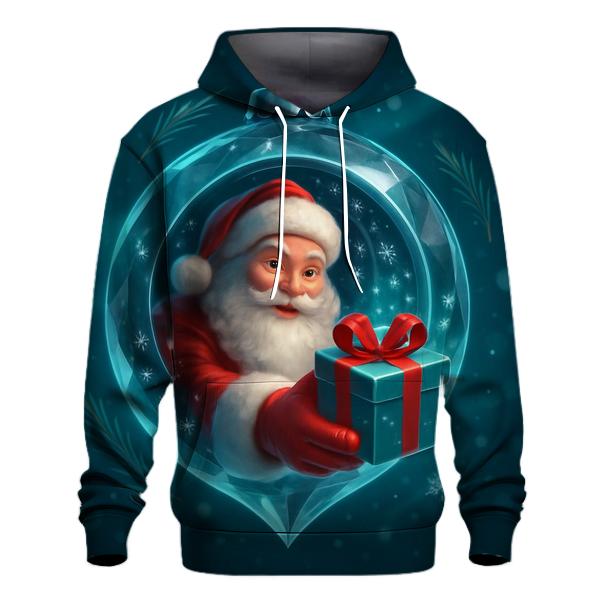 Crystal Ornament Portal Santa premium hoodies