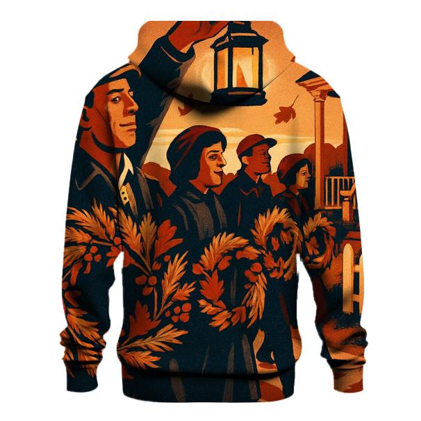 Harvest Wreath Lantern Parade hoodies fashion