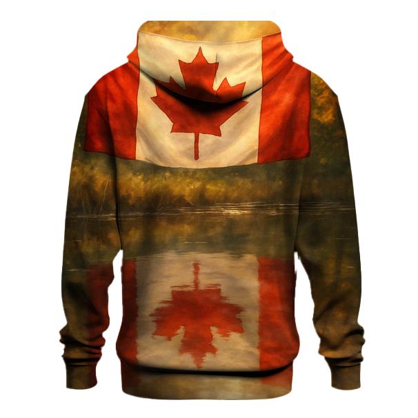 Water Mirror Canada zip-up hoodies